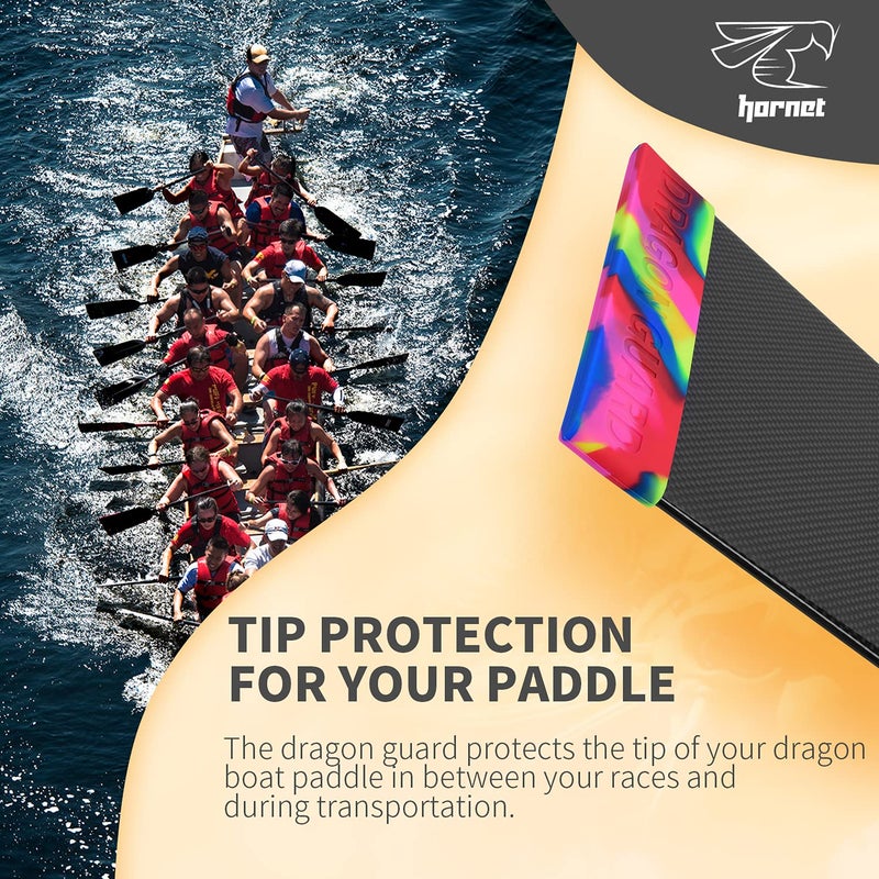 Dragon Guard Dragon Boat Paddle Tip Protector â€¦ (Psychedelic) - Image 3